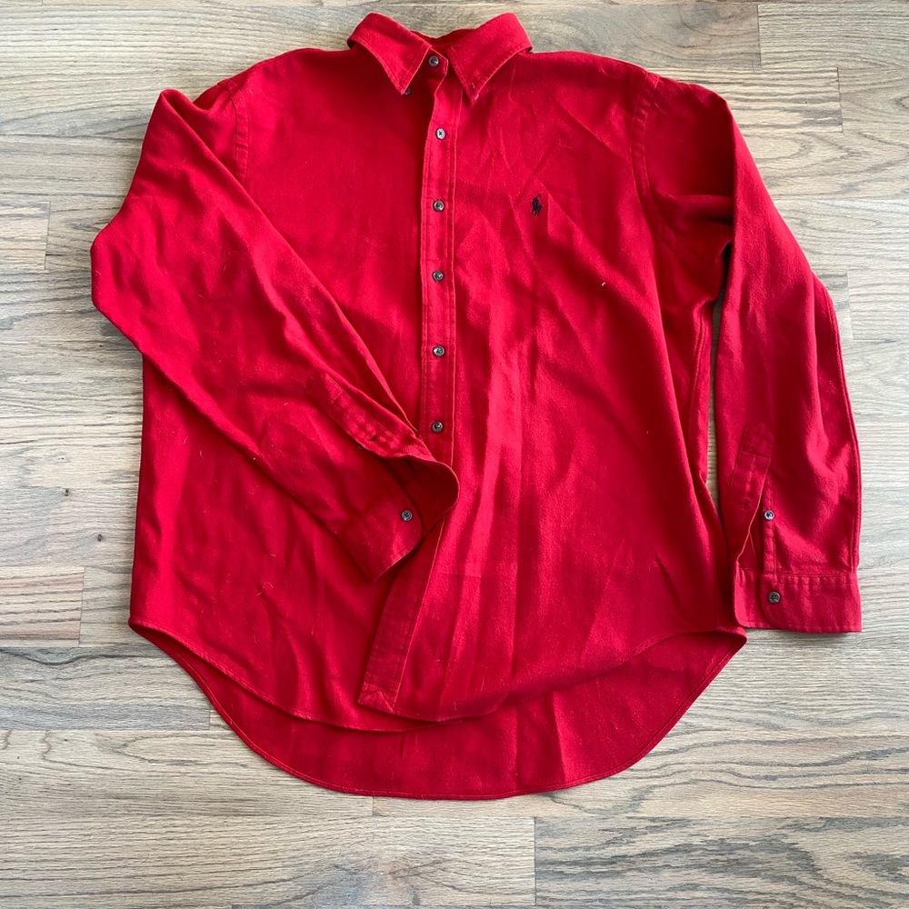 Vintage Men’s  Ralph Lauren Flannel Button-Down